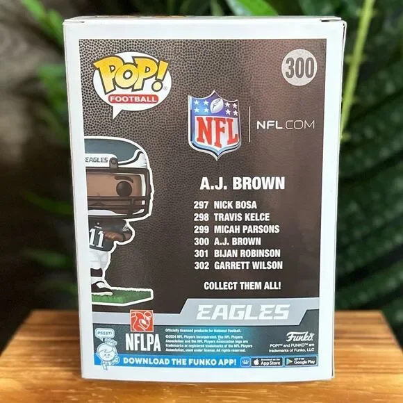 Funko Pop! NFL Philadelphia Eagles A.J. Brown #300 Vinyl Figure. New in box! - Picture 3 of 10